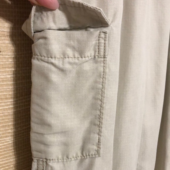 Gap Khaki Pull-On Elastic Waist Drawstring Cargo Jogger Pants 10 Girl - Picture 3 of 12